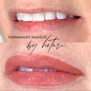 Permanent makeup lips