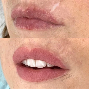 permanent makeup lips